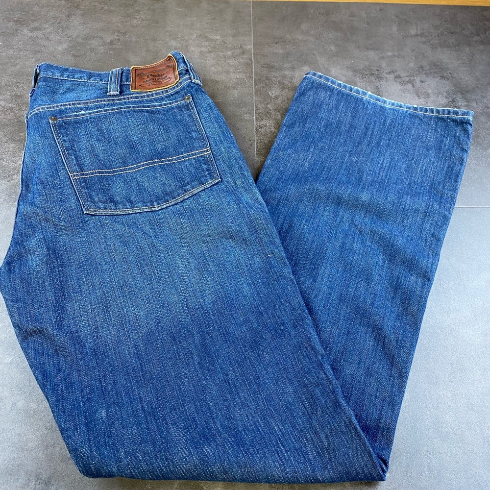 Polo Ralph Lauren Men's Relaxed Fit Blue Jeans‎ 38 x 34